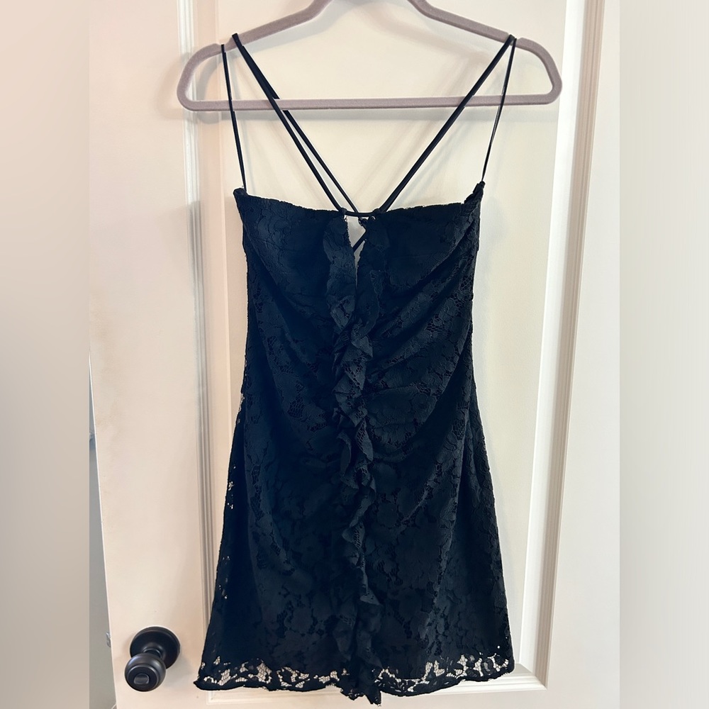 Zara “little black lace dress” - MED